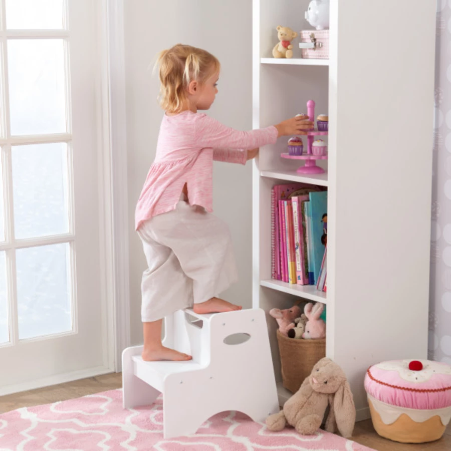 KidKraft® Zweistufige Trittleiter weiß