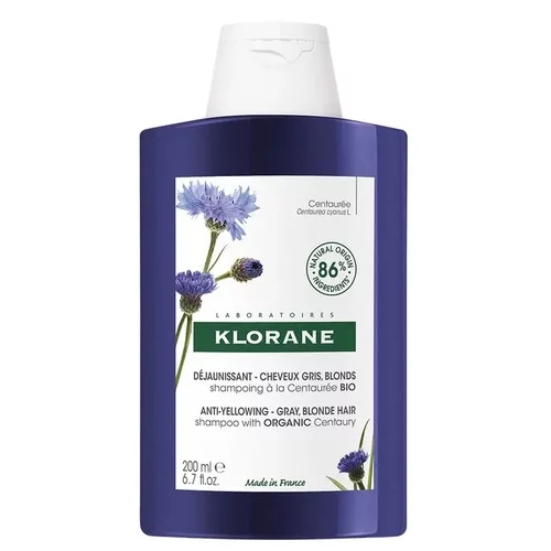 Shampoing Déjaunissant - Cheveux gris, blonds - Klorane - 200ml