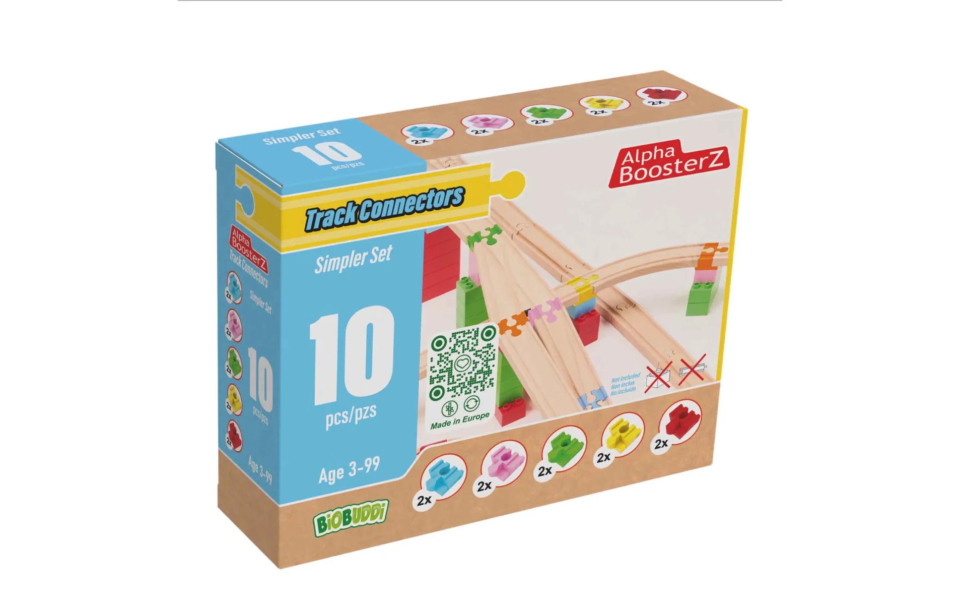 TrackConnectors – Simpler Set10 Bio-Einfache-Schienen- und Steine-Verbinder