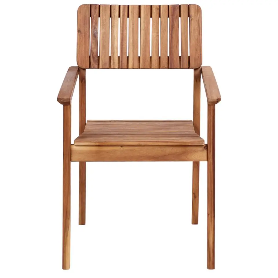 AGELLO - Tuinset voor 4 - Lichthout - Acaciahout