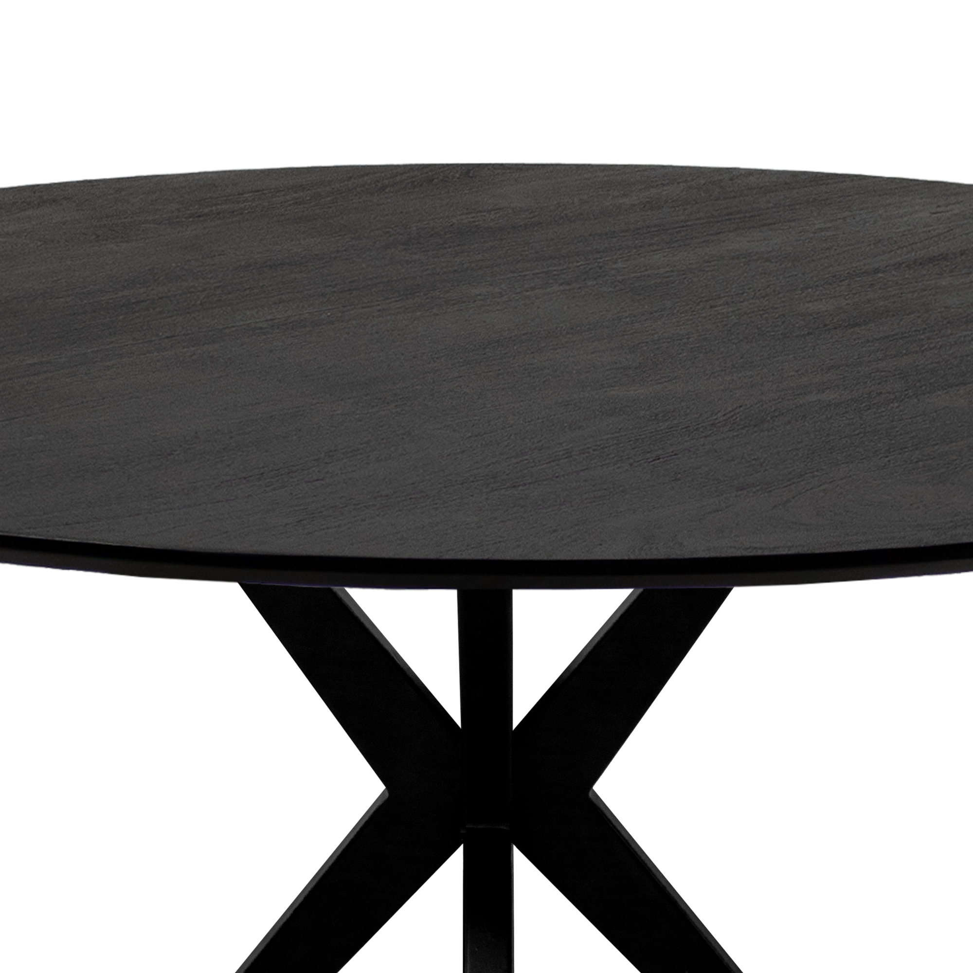 Kick tafel Havard - rond 120cm zwart