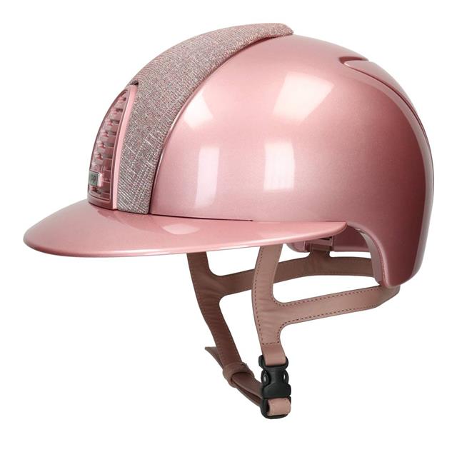 Veiligheidshelm KEP Italia Cromo 2.0 Diamond Galassia Pink Polo Klep Roze