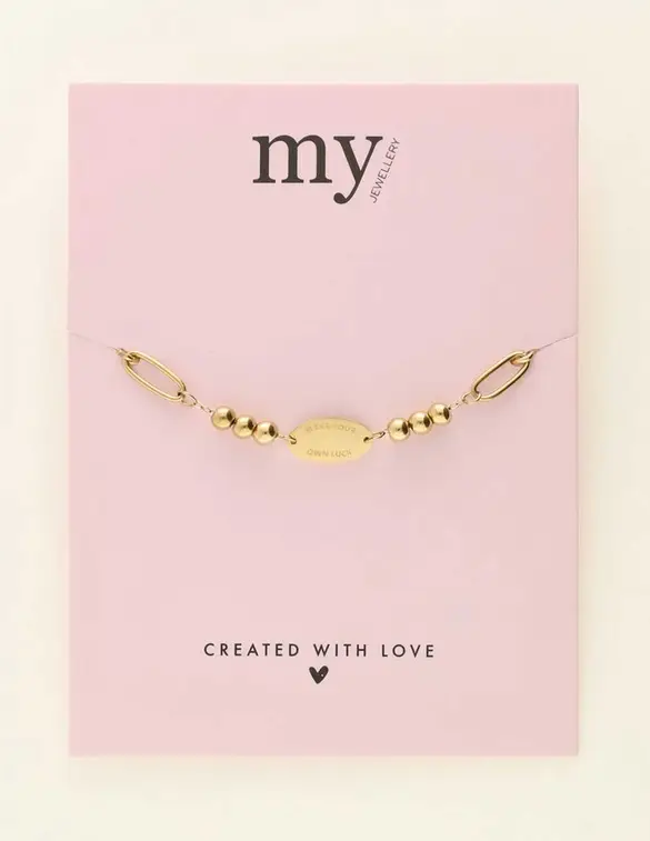 My Jewellery Armband Make your own luck MJ09362