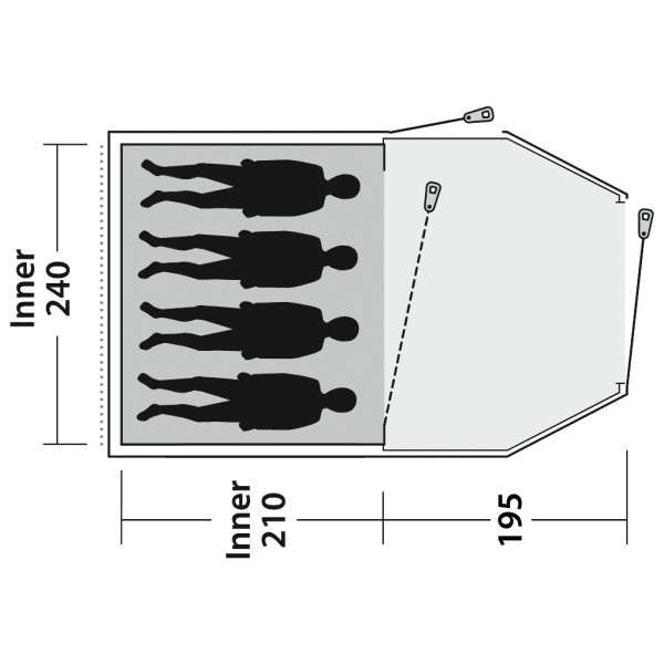 Outwell - Earth 4 Plus - Tente 4 places