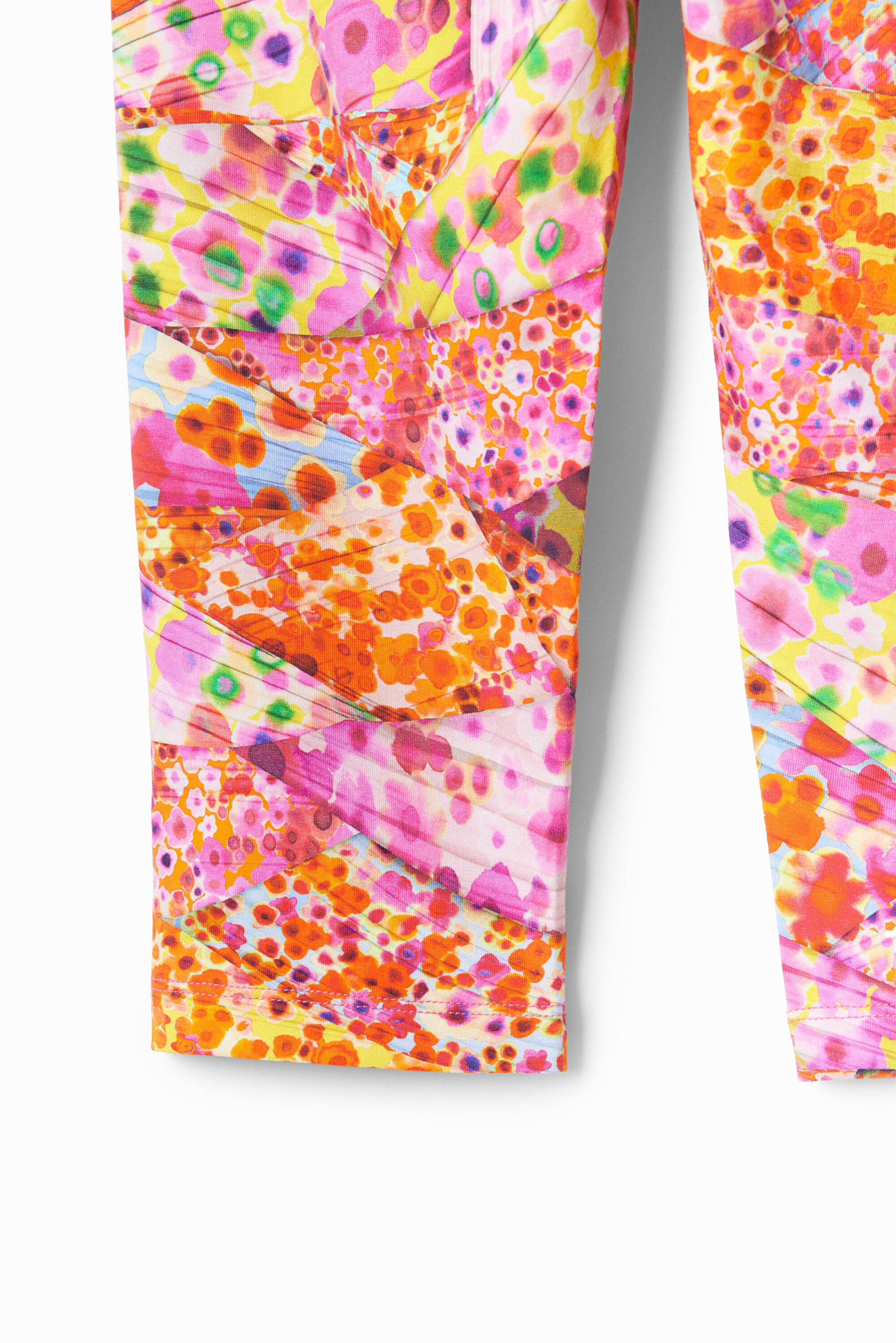 Legging capri fleurs