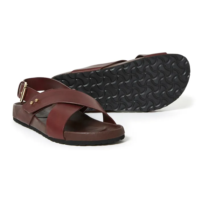 Soeur Sandales Olaf Cuir | Marron