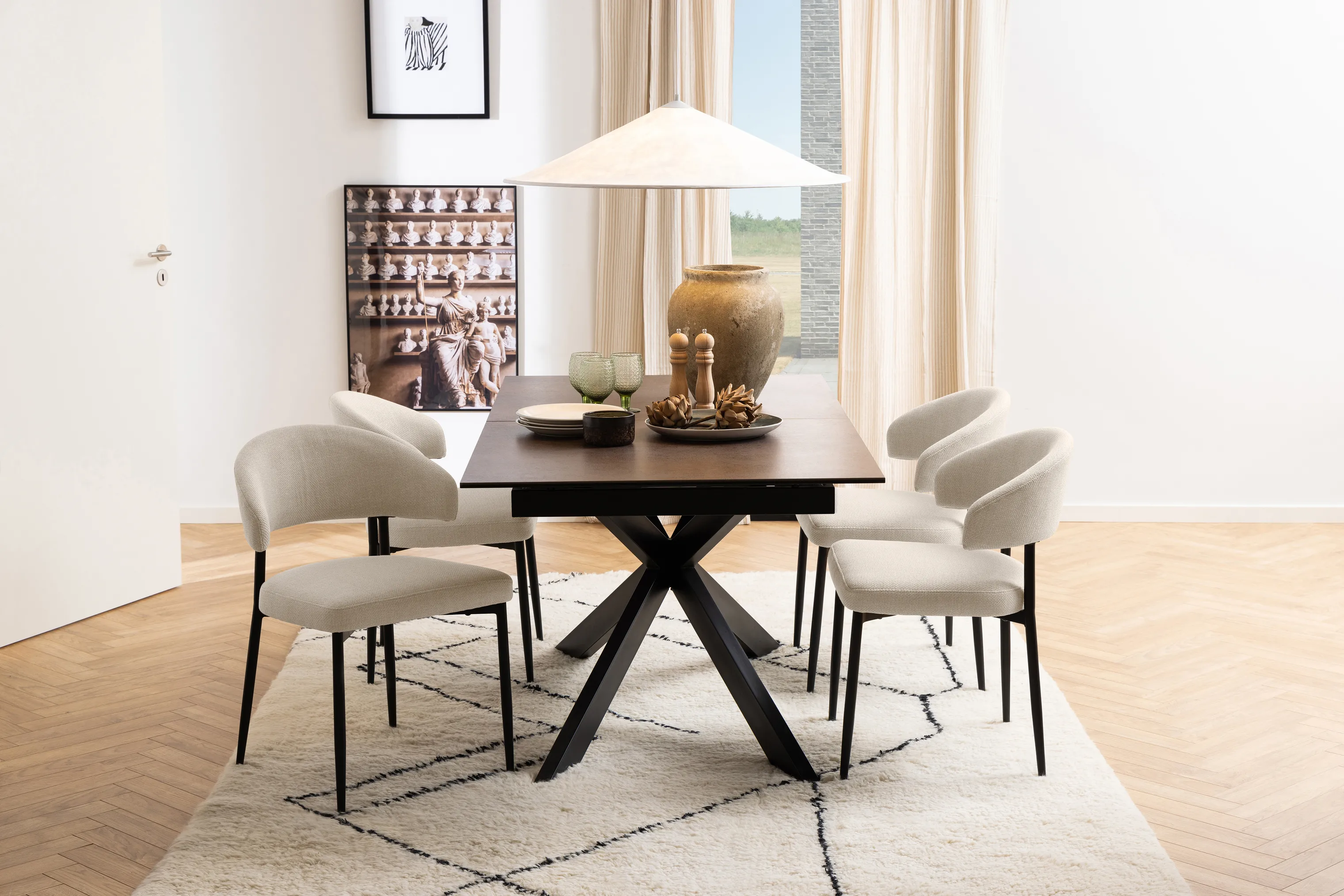CASA Living Edina Spisebordsstol - 2 stk.