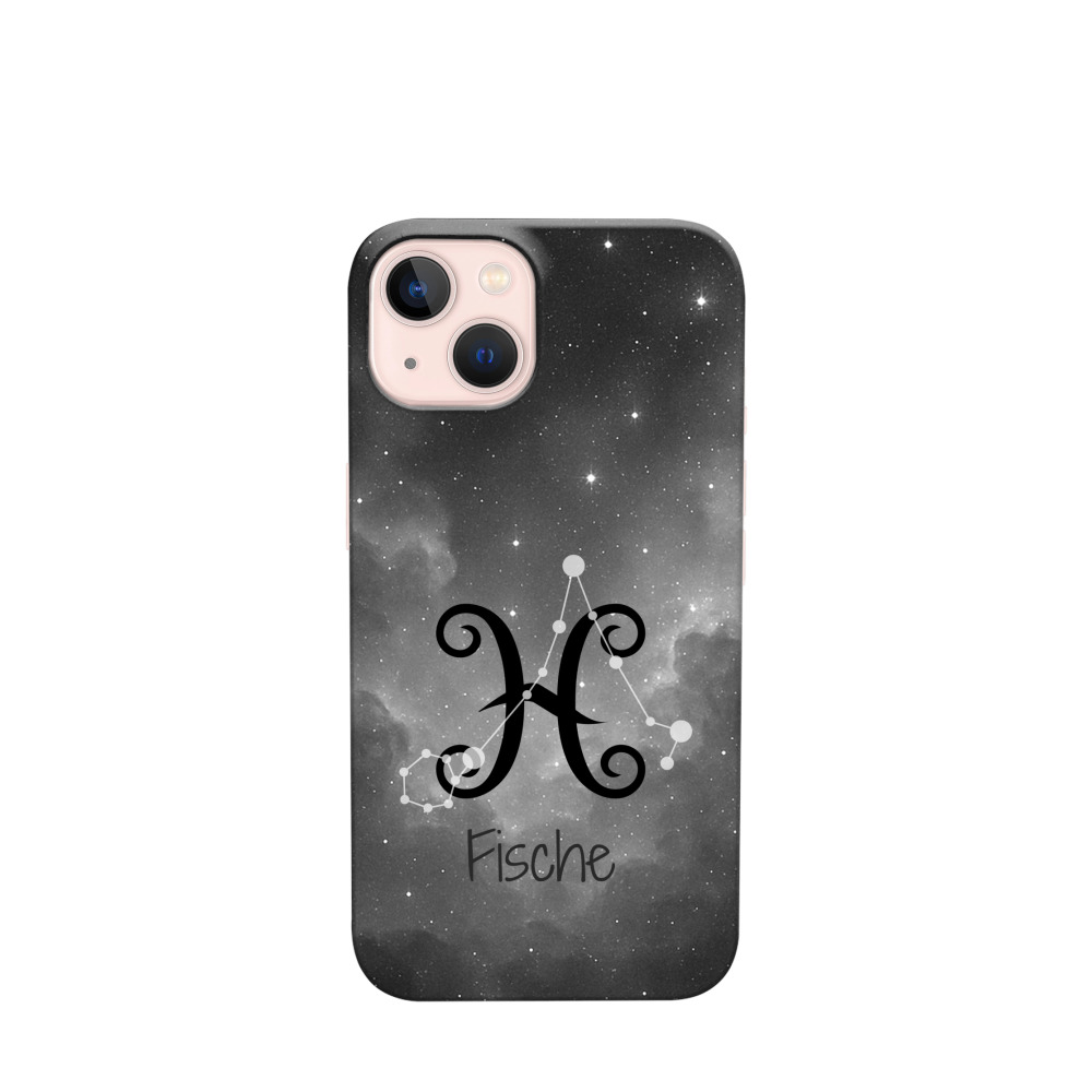 iPhone 13 Kunststoff Hülle Fische 4 - Grau