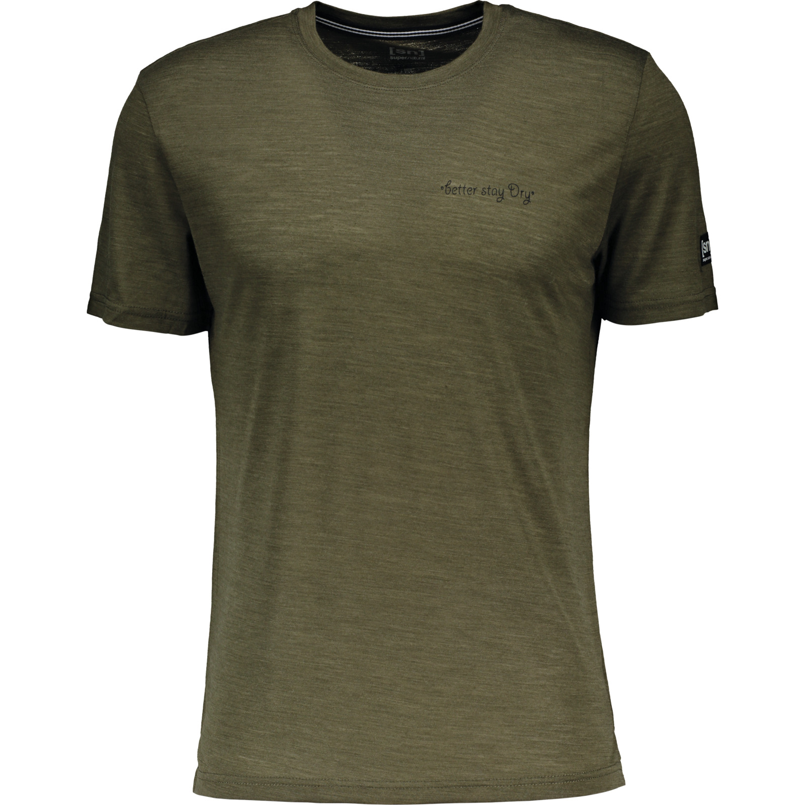 SUPER NATURAL Better Stay dry Tee Herren olive, 50