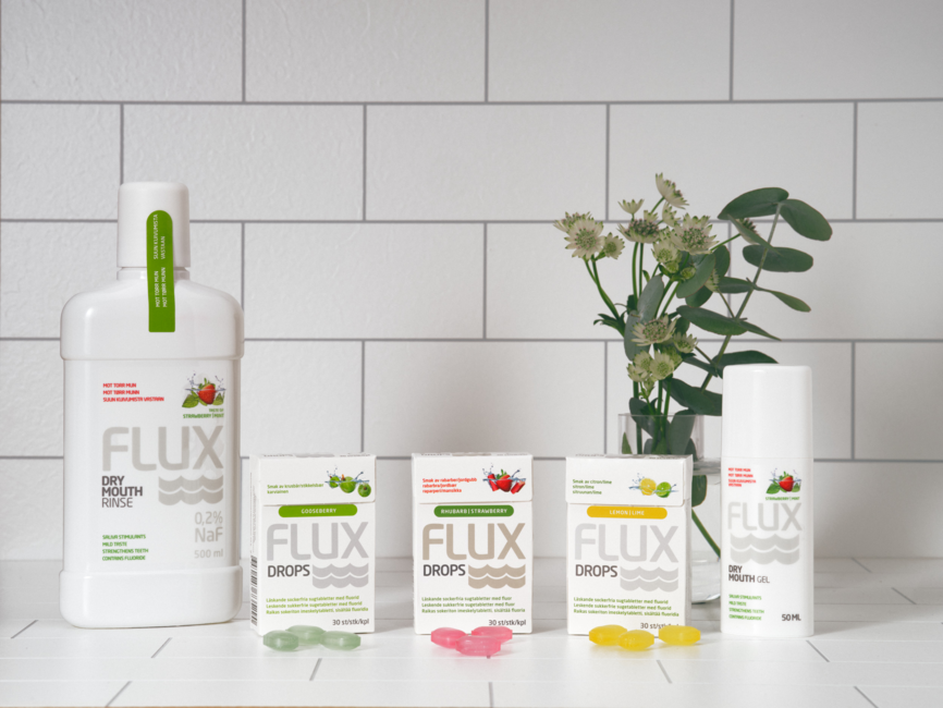 Flux Drops sugetabletter sitron og lime 30 stk
