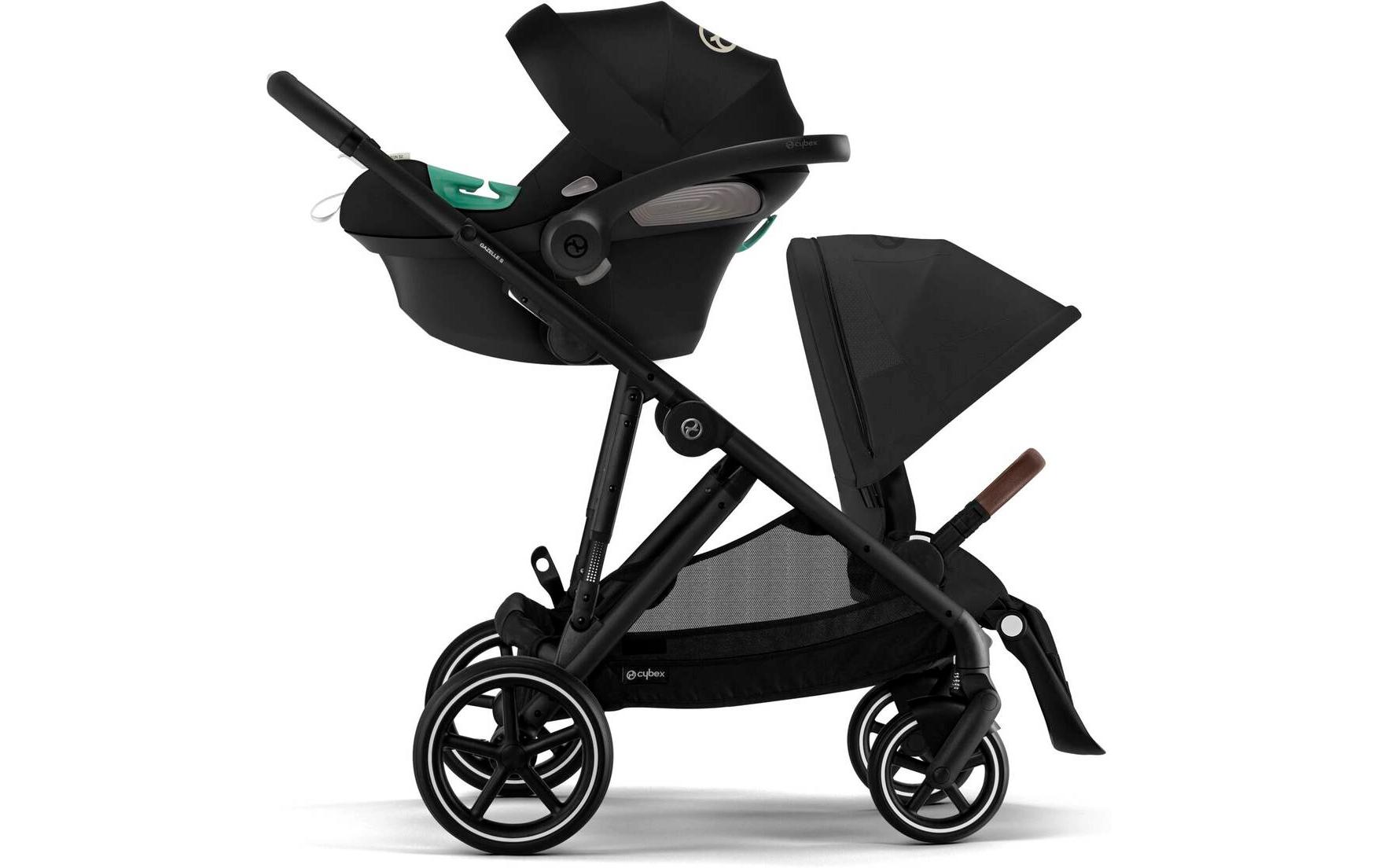 Cybex Kinderwagen Gazelle S Schwarz<br>Kinderwagen mit 20 Kombinationsmöglichkeiten