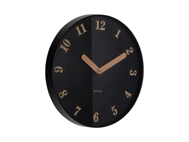 Wall Clock Amena KA6083BK Black