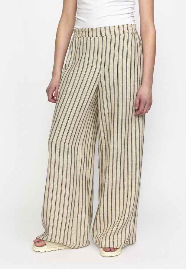 esmé studios ESKasia Pants Pure cashmere pinstripe