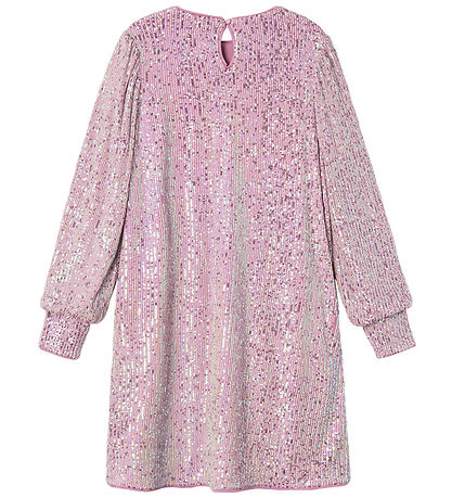 LMTD Kleid - NlfRink - Lilac Snow m. Pailletten