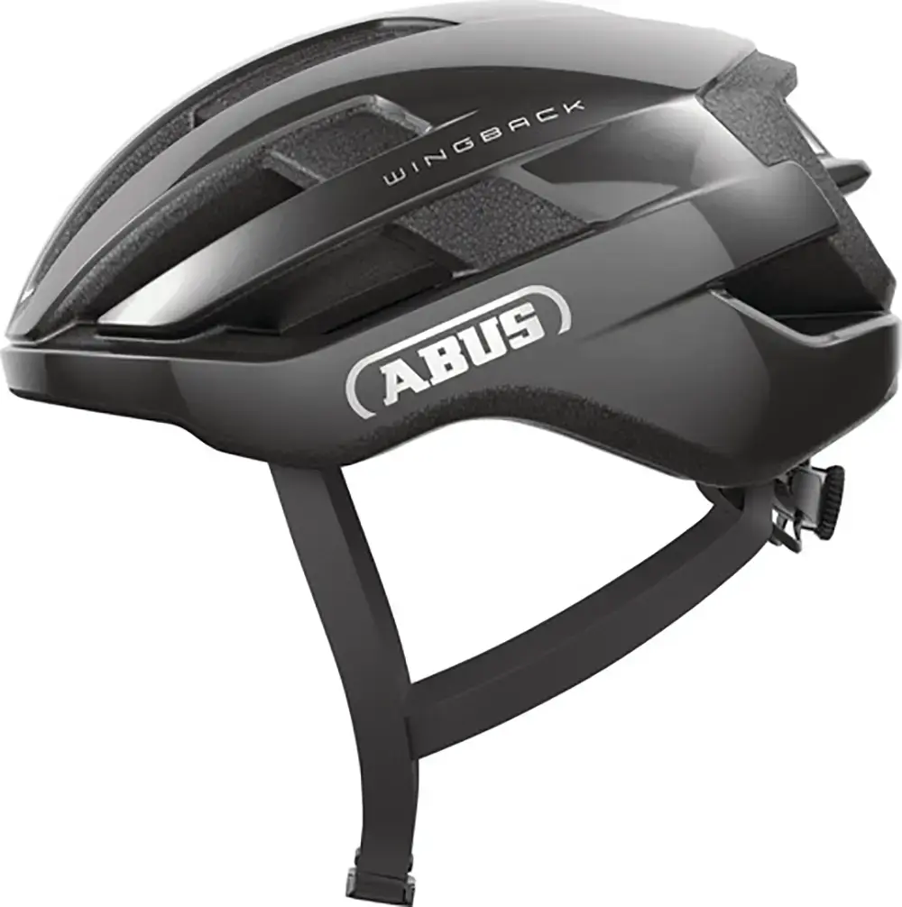Abus WingBack Race Fietshelm Titan Grijs