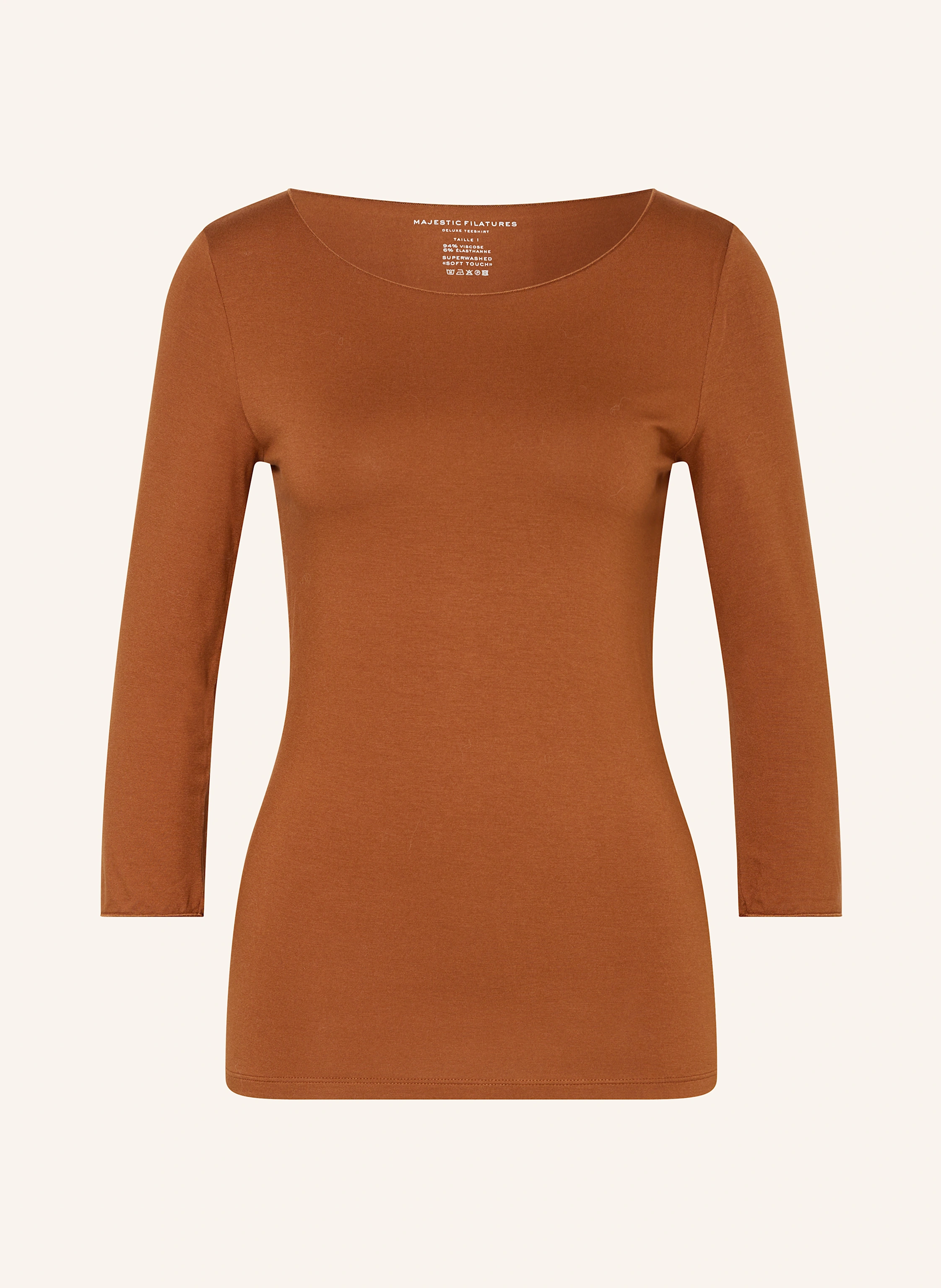 MAJESTIC FILATURES Shirt mit 3/4-Arm
