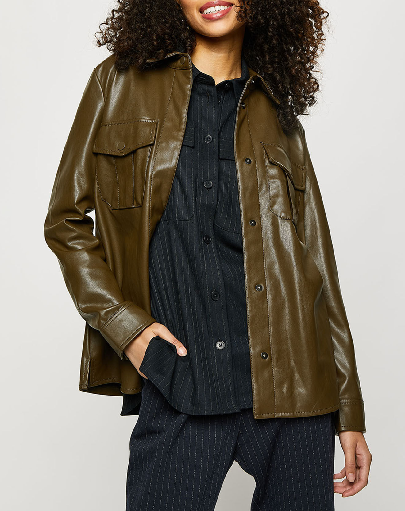 Esprit Surchemise décontractée Army kaki