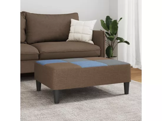 Repose-pied patchwork 77x55x31 cm tissu