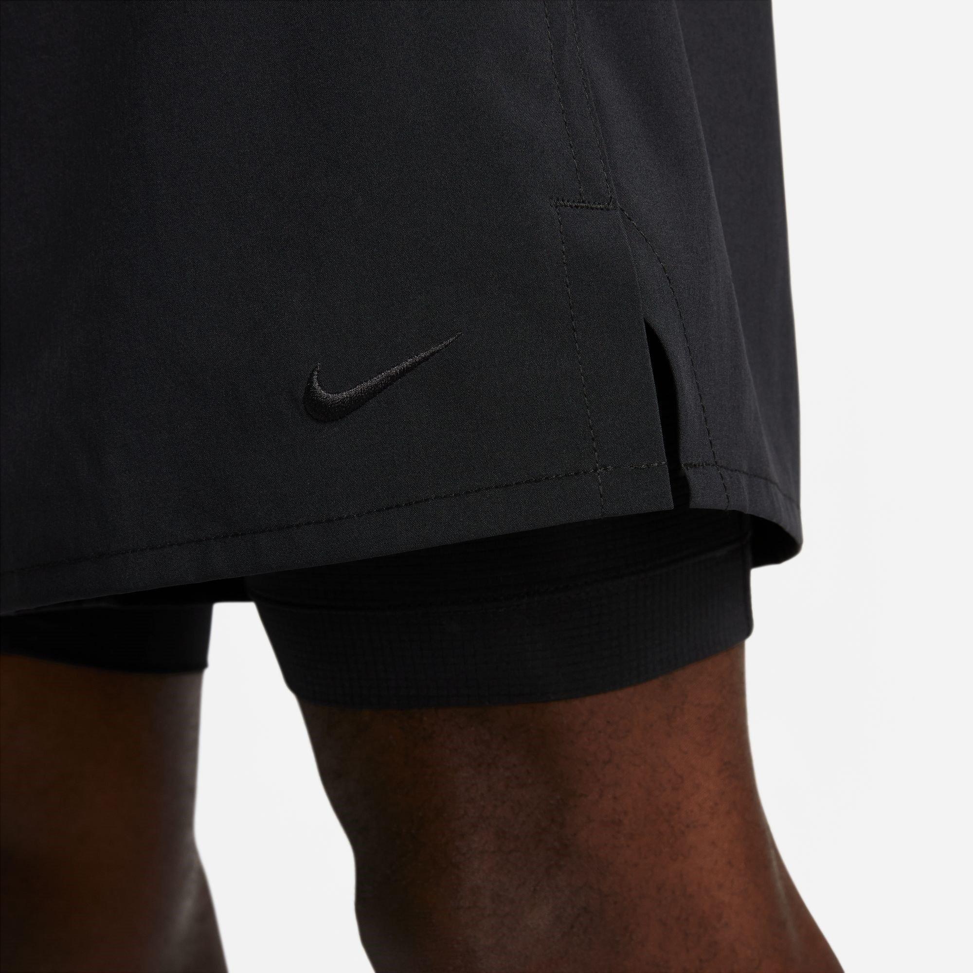 Nike Dri FIT Unlimited Mens 7 2 in 1 Woven Fitness Shorts
