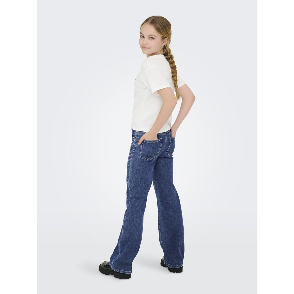 Køb kids ONLY Cloud Dancer Heart Emb./Equestian Red Kogmaiken Life Cropheart Ss Top Jrs Noos