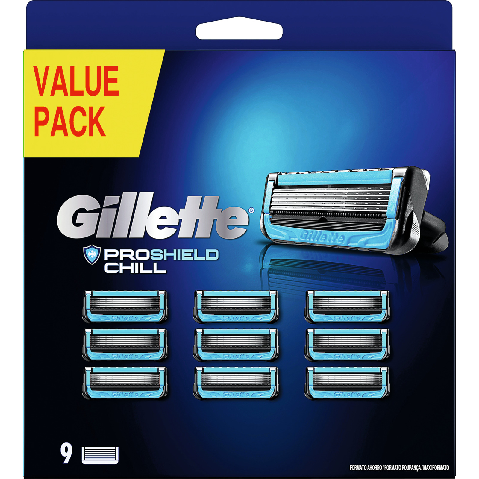 Gillette Rasierklingen ProShield Chill 9 Stück