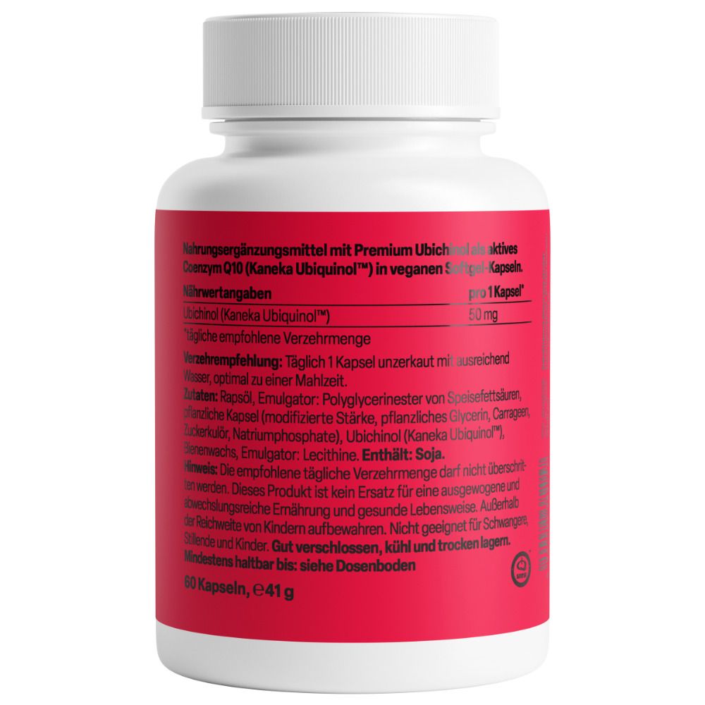 ZeinPharma® Ubichinol Coenzym Q10 Kapseln 50 mg