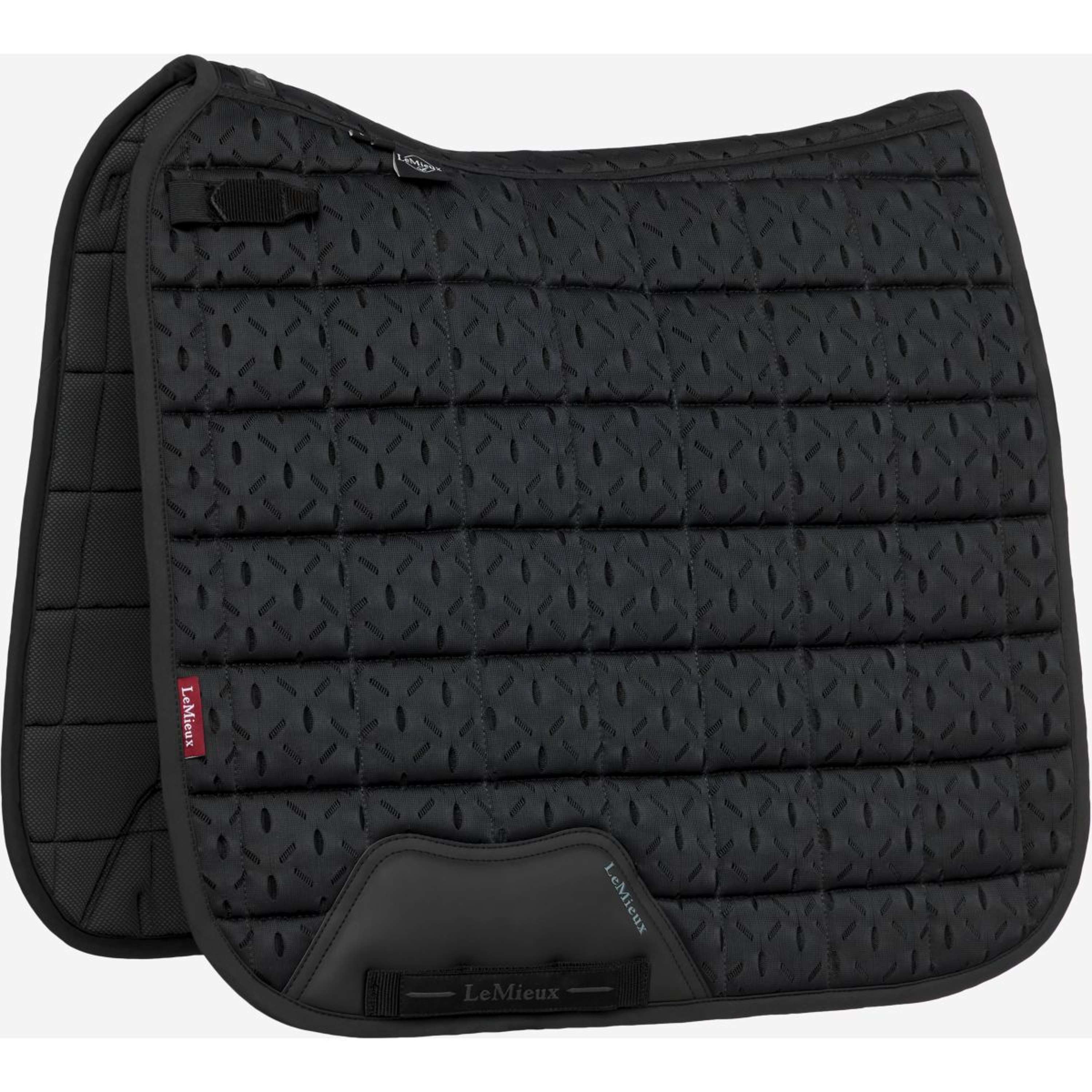 LeMieux Zadeldekje 3D Mesh Self-Cool Square Dressuur Zwart