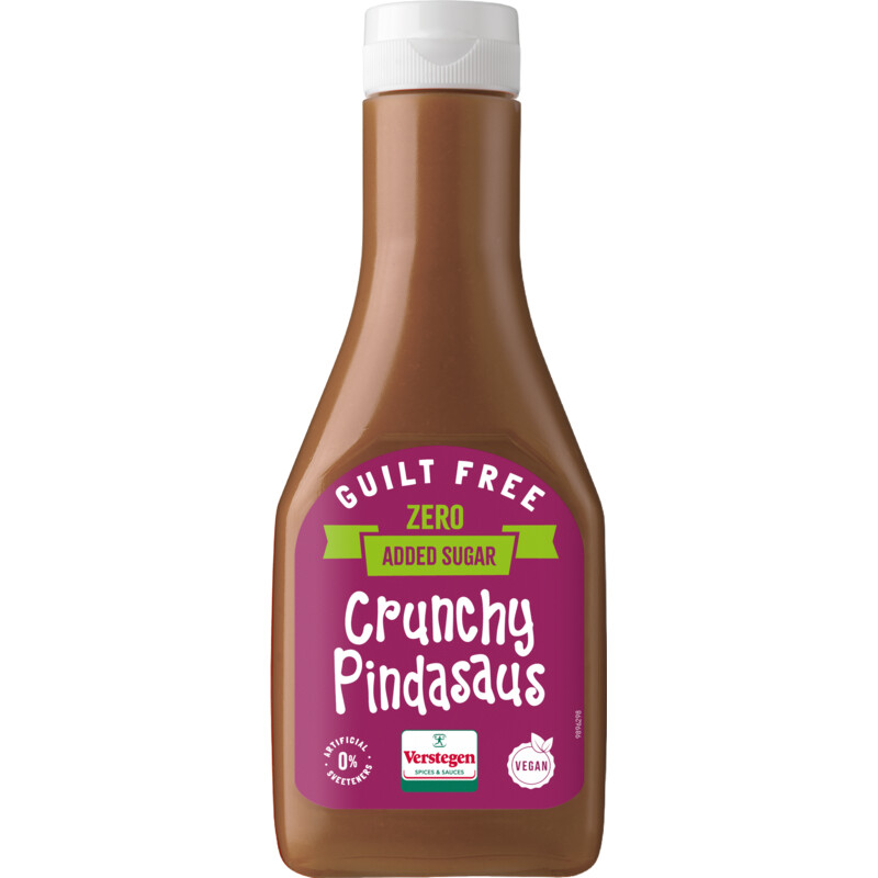 Verstegen Crunchy pindasaus zero added sugar