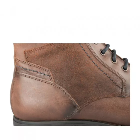 Bottines MARRON DENIM SIDE CUIR