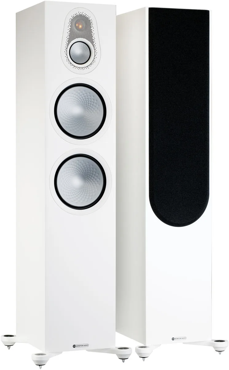 Monitor Audio Silver 500 7G Blanc satin (la paire) Enceintes colonne
