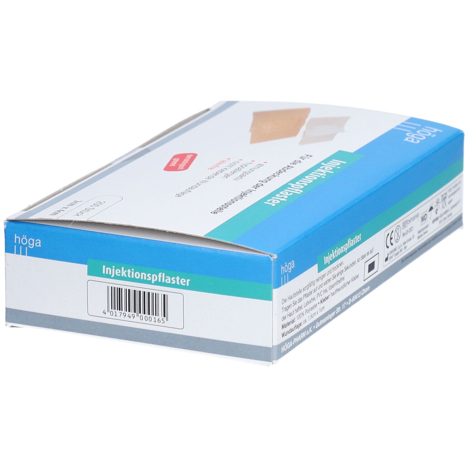 Injektionspflaster Hypoallergen 2 x 4 cm