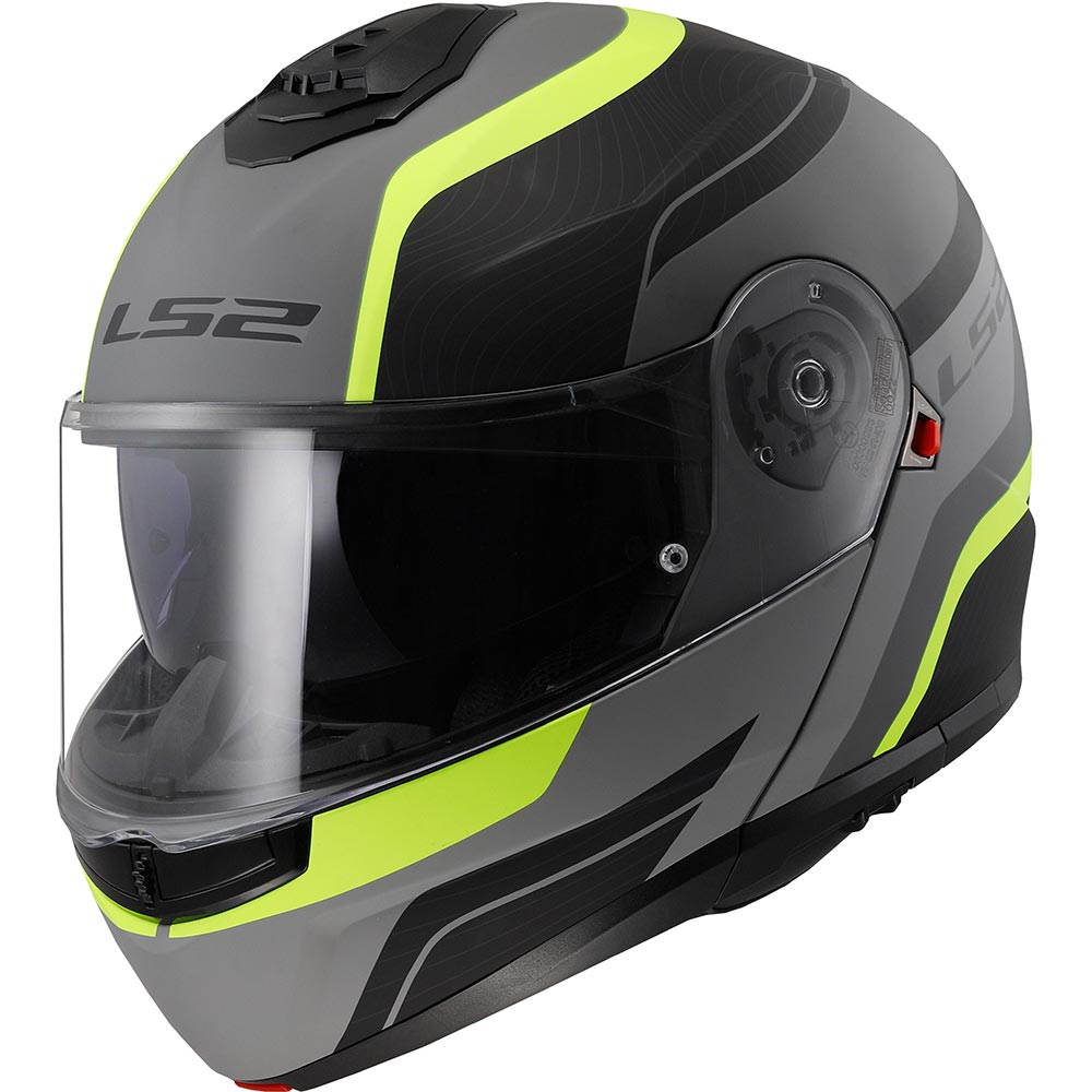 LS2 - Casque FF908 Strobe II Monza Noir / Jaune fluo / Mat