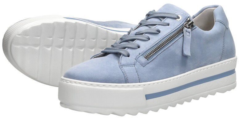 Gabor Veterschoenen Laag licht blauw