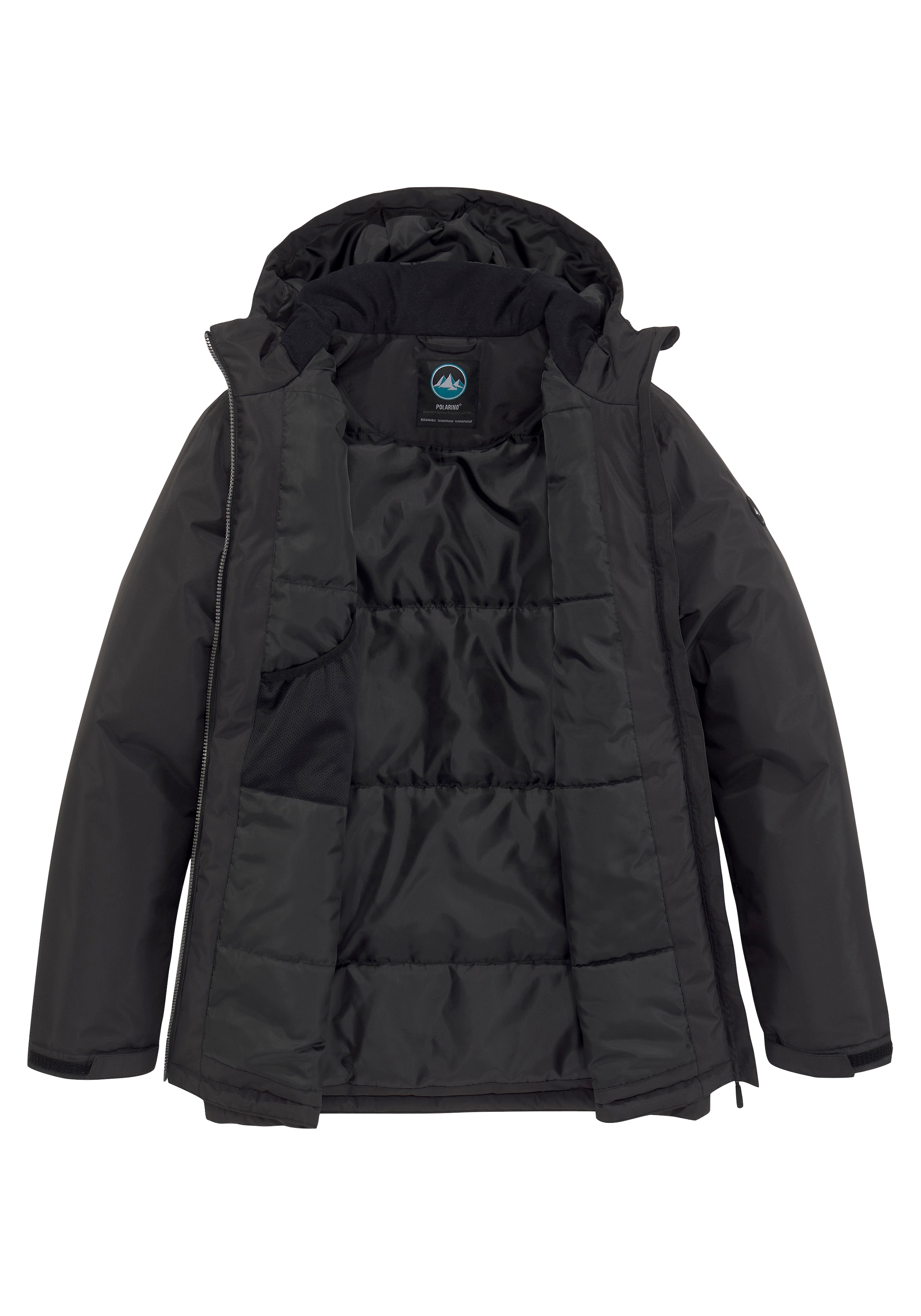 Polarino Funktionsjacke mit Kapuze wasserdicht, atmungsaktiv und winddicht
