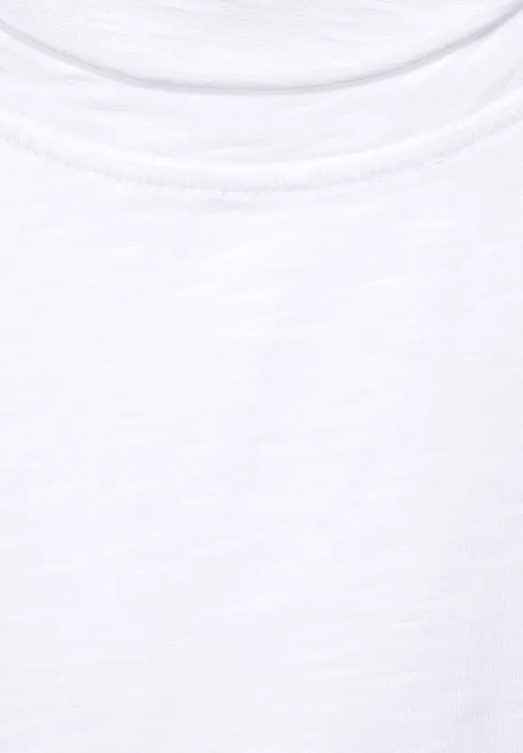 T-Shirt in Unifarbe - White