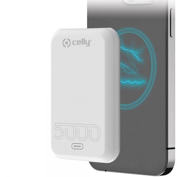 Celly Powerbank Magnetic Wireless Power Bank 5000 mAh MagSafe
