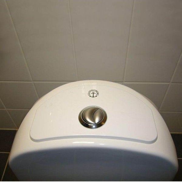 Gustavsberg T1 complete button n2002 (house+button+n