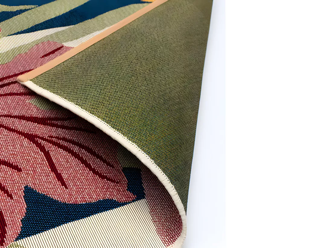 Tapis intérieur ou extérieur ethnique - 150 x 200 cm - Multicolore - PERROCO
