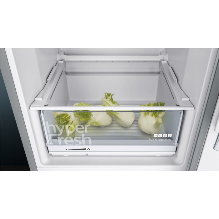 Siemens Kühl-Gefrier-Kombination iQ300 KG39VVLEA Edelstahl-Look