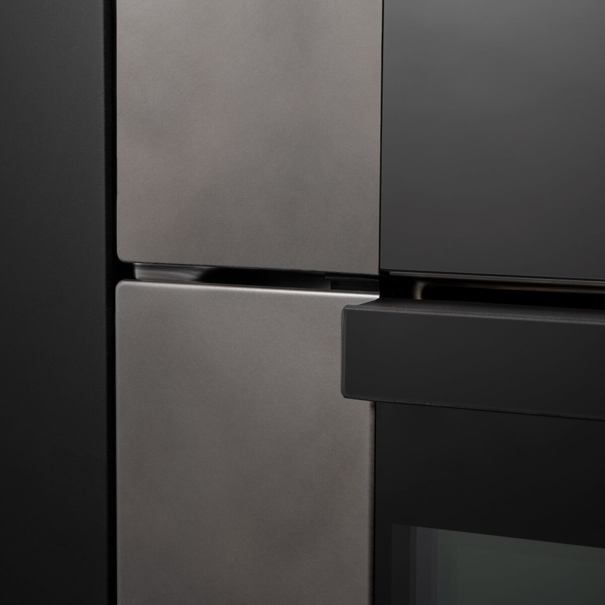 Modern-serien F457MODMWTZ kombiovn med mikro 45 cm, sink