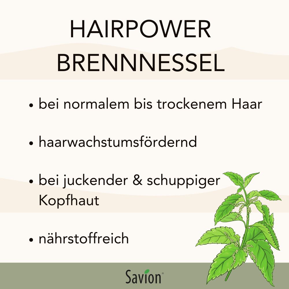 Savion Hairpower Brennnessel Haarwaschseife