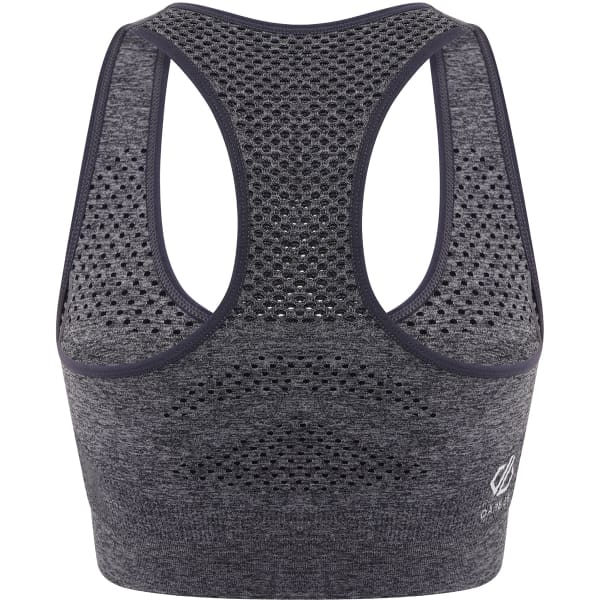 Brassière running DARE 2B DONT SWEAT IT BRA EBONY/EBONY