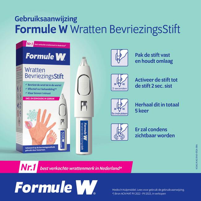 Formule W Wratten BevriezingsStift 15ml
