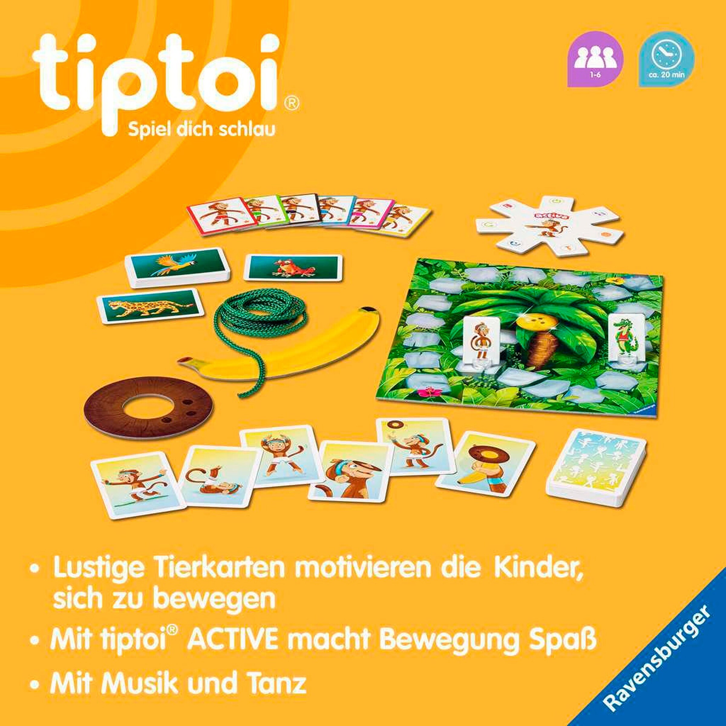 Ravensburger - TIPTOI ACTIVE Dschungel-Olympiade