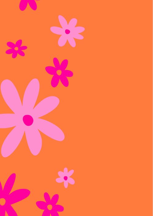 Greetz | Verjaardagskaart | Kleurrijke bloemen | Aanpasbare leeftijd