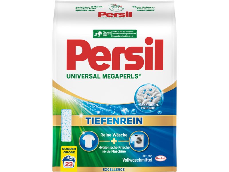 Persil Pulverwaschmittel Universal Megaperls 23 WG, 1.495 k Vollwaschmittel für saubere Wäsche