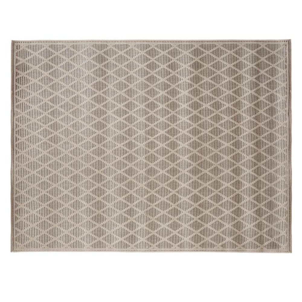 Tapis extérieur et intérieur - gris - 170x120 cm