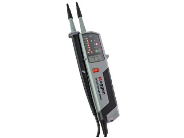 Megger TPT420 To-polet spændingstester CAT IV 1000 V LED, LCD, Akustik