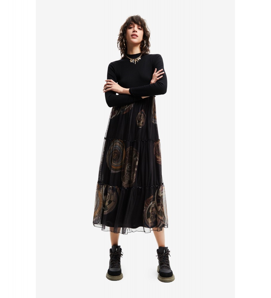 Vestido preto Desigual Gloria