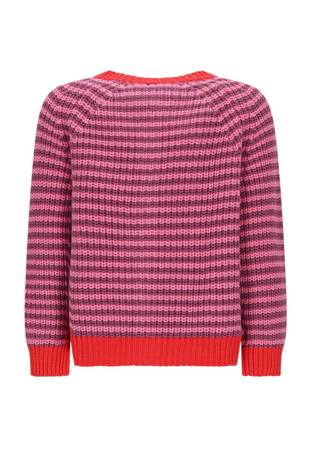 The New Chapter cardigan rood gebreid